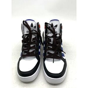 NWT Adidas Hardcourt Hi White Script Logo High Top Sneakers Men's 11.5 DS
